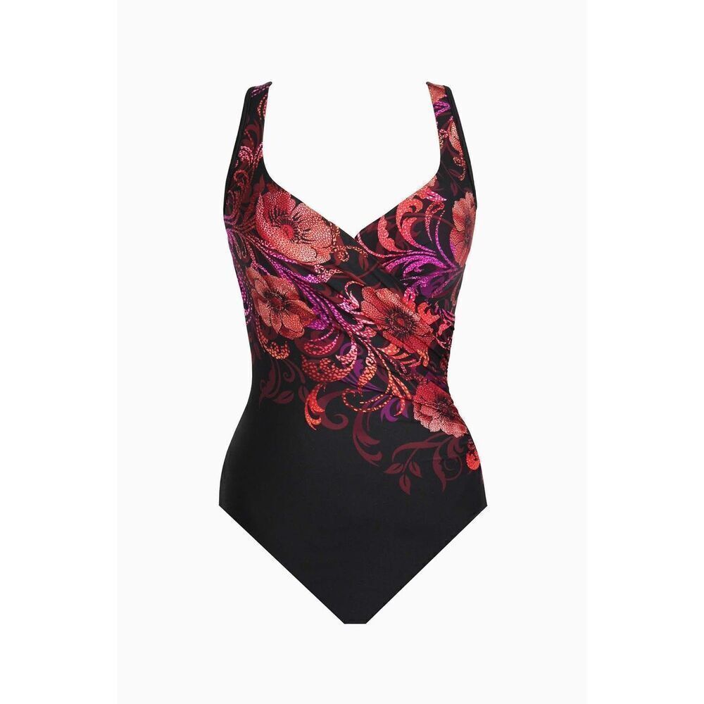 New. Miraclesuit Poppy wrap swimsuit. Size 14. Retails $194 - Picture 3 of 10